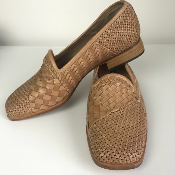 sesto meucci woven loafers